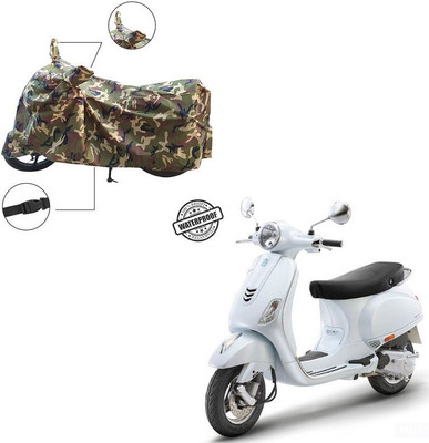Furnish Flow Waterproof Two Wheeler Cover for Vespa(Vespa, Multicolor)
