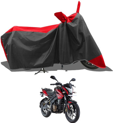 KEDIT Two Wheeler Cover for Bajaj(Red, Black)