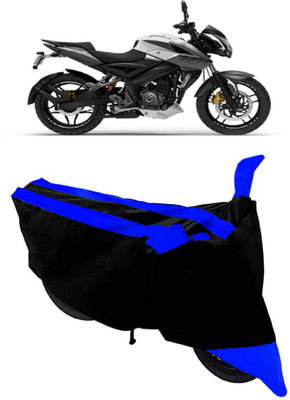 GANPRA Two Wheeler Cover for Bajaj(250SR, Black, Blue)