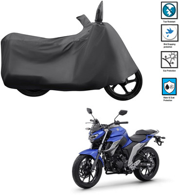 GOSHIV-car and bike accessories Waterproof Two Wheeler Cover for Yamaha(Fazer, Grey)