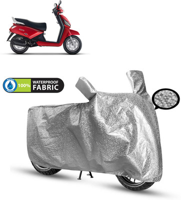 CODOKI Waterproof Two Wheeler Cover for Mahindra(Gusto 125 BS6, Silver)