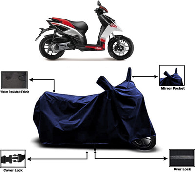 Amexride Two Wheeler Cover for Aprilia(SR 150, Blue)