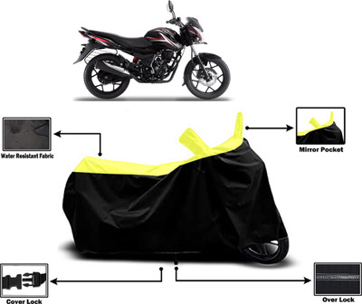 Amexride Two Wheeler Cover for Bajaj(Discover 150 s, Yellow)