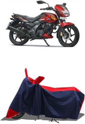 SUGASHRI Waterproof Two Wheeler Cover for TVS(Flame SR125, Red, Blue)