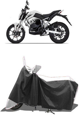 SUGASHRI Waterproof Two Wheeler Cover for Revolt(RV 400, White, Black)