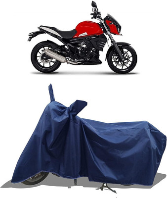 KEDIT Two Wheeler Cover for Mahindra(Mojo, Blue)