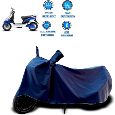 KEDIT Two Wheeler Cover for Hero(Electric Maxi, Blue)