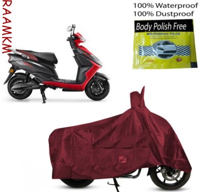 LIFE TO HUB Two Wheeler Cover for Hero, Honda, Bajaj, Ather, TVS, Yamaha(Moto Corp Duet, Maroon)