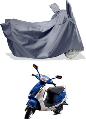 Amexride Two Wheeler Cover for Kinetic(Nova, Grey)