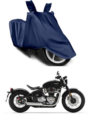 Furious3D Two Wheeler Cover for Triumph(Bonneville Bobber, Blue)