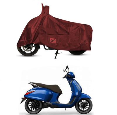 EGAL Waterproof Two Wheeler Cover for Bajaj(BS6, Maroon)