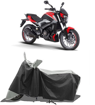 GROFATIK Two Wheeler Cover for Bajaj(Dominar 250, Grey)