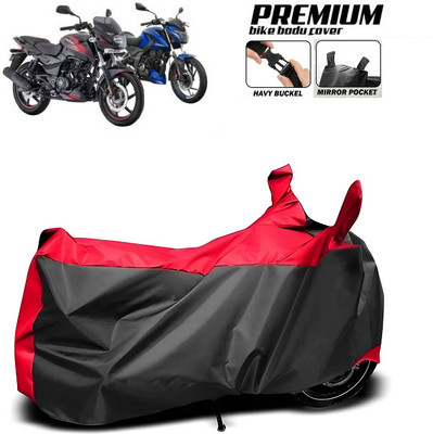 smwzxyu Waterproof Two Wheeler Cover for Bajaj(Pulsar 150, Black, Red)