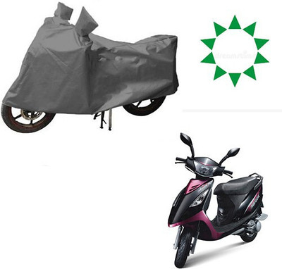 DeepShakshi AUTOMOTIVE Waterproof Two Wheeler Cover for TVS(Scooty Streak, Grey)
