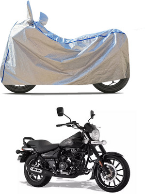 CODOKI Waterproof Two Wheeler Cover for Bajaj(Avenger 160 Street, Silver)