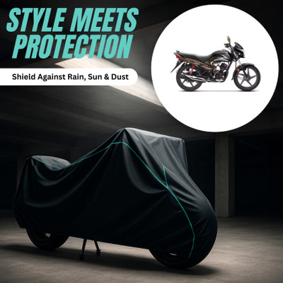 AUCTIMO Two Wheeler Cover for Honda(CD 110 Dream, Multicolor)