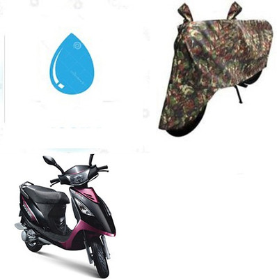 DeepShakshi AUTOMOTIVE Waterproof Two Wheeler Cover for TVS(Scooty Streak, Multicolor)