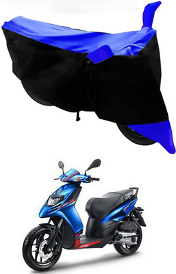 Furious3D Two Wheeler Cover for Aprilia(SR 125, Blue, Black)
