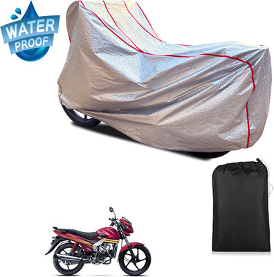PAGORA Waterproof Two Wheeler Cover for Mahindra(Centuro Rockstar, Silver)