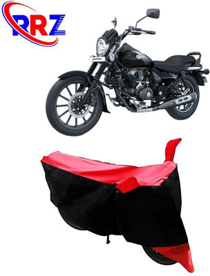 DeepShakshi AUTOMOTIVE Two Wheeler Cover for Bajaj(Avenger 180 Street, Black, Red)