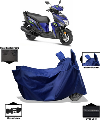 Amexride Two Wheeler Cover for Yamaha(Cygnus Ray ZR, Blue)