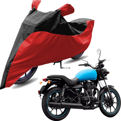 RiderShine Two Wheeler Cover for Royal Enfield(Thunderbird 500, Red, Black)