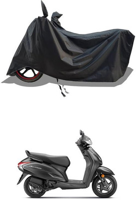 KEDIT Two Wheeler Cover for Honda(Activa 6G, Black)