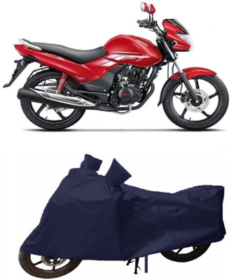 Matt Moon Two Wheeler Cover for Hero(Achiever, Black)