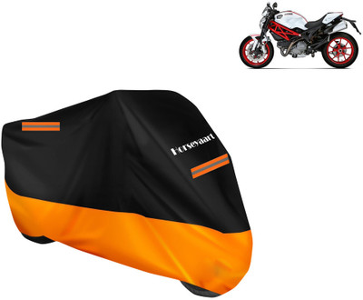 Horseyaart Waterproof Two Wheeler Cover for Ducati(Monster 796 S2R, Orange)