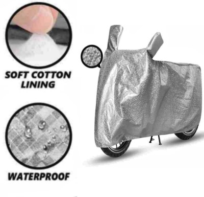 Big fly Waterproof Two Wheeler Cover for Honda(Activa 125, Silver)