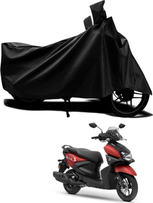 KEDIT Two Wheeler Cover for Yamaha(Ray-ZR 125FI BS6, Black)