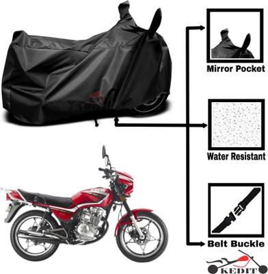 KEDIT Two Wheeler Cover for Yamaha(Gladiator, Black)