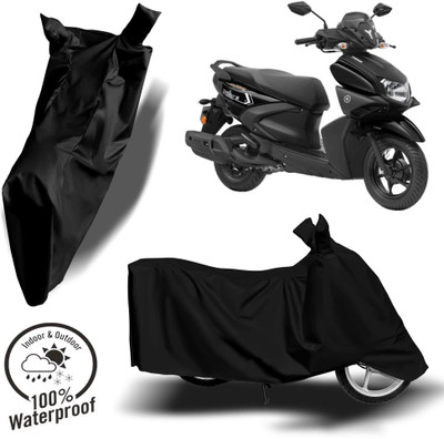 Autoinnovation Waterproof Two Wheeler Cover for Yamaha(RayZR 125, Black)