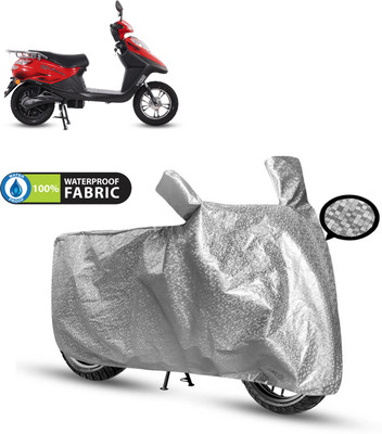 CODOKI Waterproof Two Wheeler Cover for Hero(Electric Flash BS6, Silver)