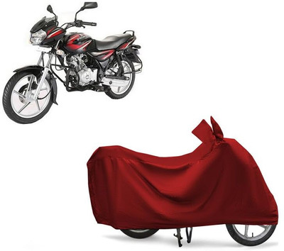 KEDIT Two Wheeler Cover for Bajaj(Discover 125 DTS-i, Maroon)
