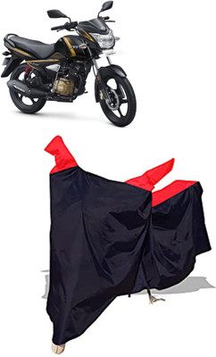 Amexride Two Wheeler Cover for TVS(Victor Premium BS6, Black)