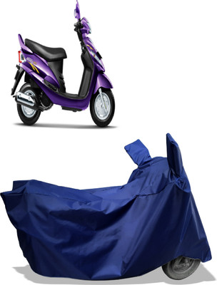 Amexride Two Wheeler Cover for Mahindra(Rodeo RZ, Blue)