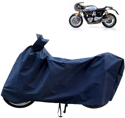 Horseyaart Waterproof Two Wheeler Cover for Triumph(Thruxton 1200 R, Blue)