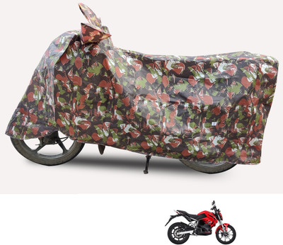Euro Care Two Wheeler Cover for Revolt(RV 400, Brown)