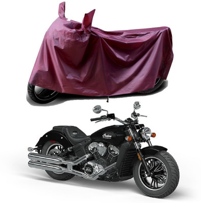 APNEK Waterproof Two Wheeler Cover for Indian(Scout, Maroon)