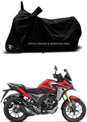 DeepShakshi AUTOMOTIVE Waterproof Two Wheeler Cover for Honda(CBR300R, Black)