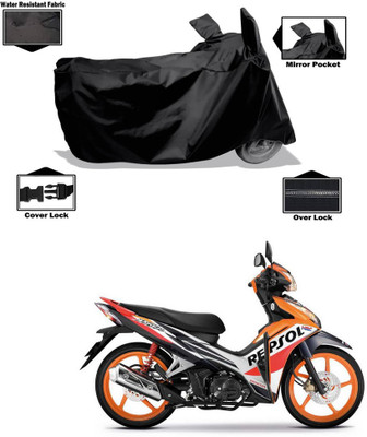 CODOKI Waterproof Two Wheeler Cover for Honda(Blade 125, Black)