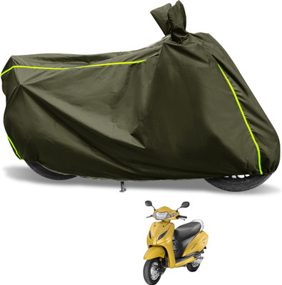Euro Care Waterproof Two Wheeler Cover for Honda(Activa 5G, Green)