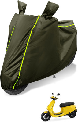 Auto Hub Waterproof Two Wheeler Cover for Ola(Electric, Green)