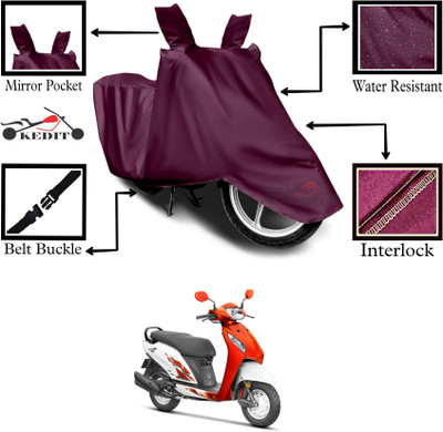 AASHTIK MART Two Wheeler Cover for Honda(Activa, Maroon)