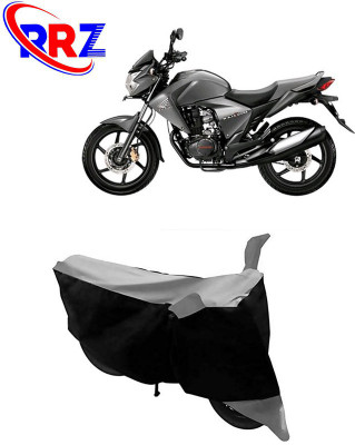 RRZ Waterproof Two Wheeler Cover for Honda(Dazzler, Black, Grey)