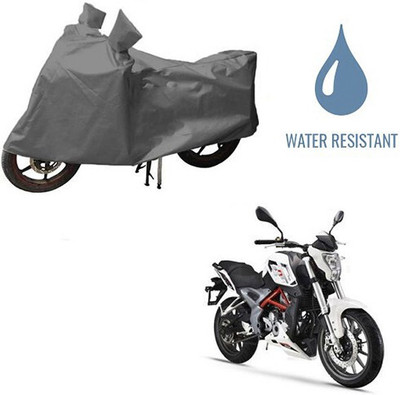 DeepShakshi AUTOMOTIVE Waterproof Two Wheeler Cover for DSK Benelli(TNT 25, Grey)