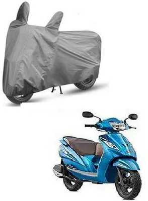 Tritika Waterproof Two Wheeler Cover for TVS(Wego, Grey)