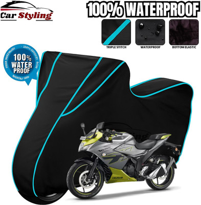 Car Styling Waterproof Two Wheeler Cover for Suzuki(Gixxer, Maroon)