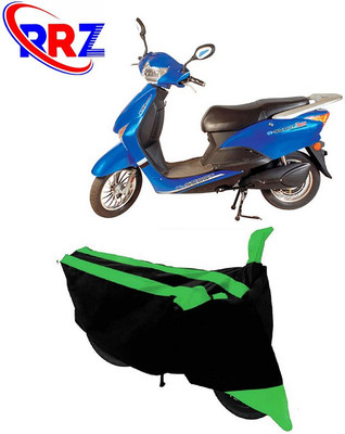RRZ Waterproof Two Wheeler Cover for Avon(E Scoot, Black, Green)